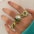 Shein Sage Green Ring Set | Size 7 -