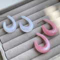 Acrylic Hoops | 2 Pairs - 