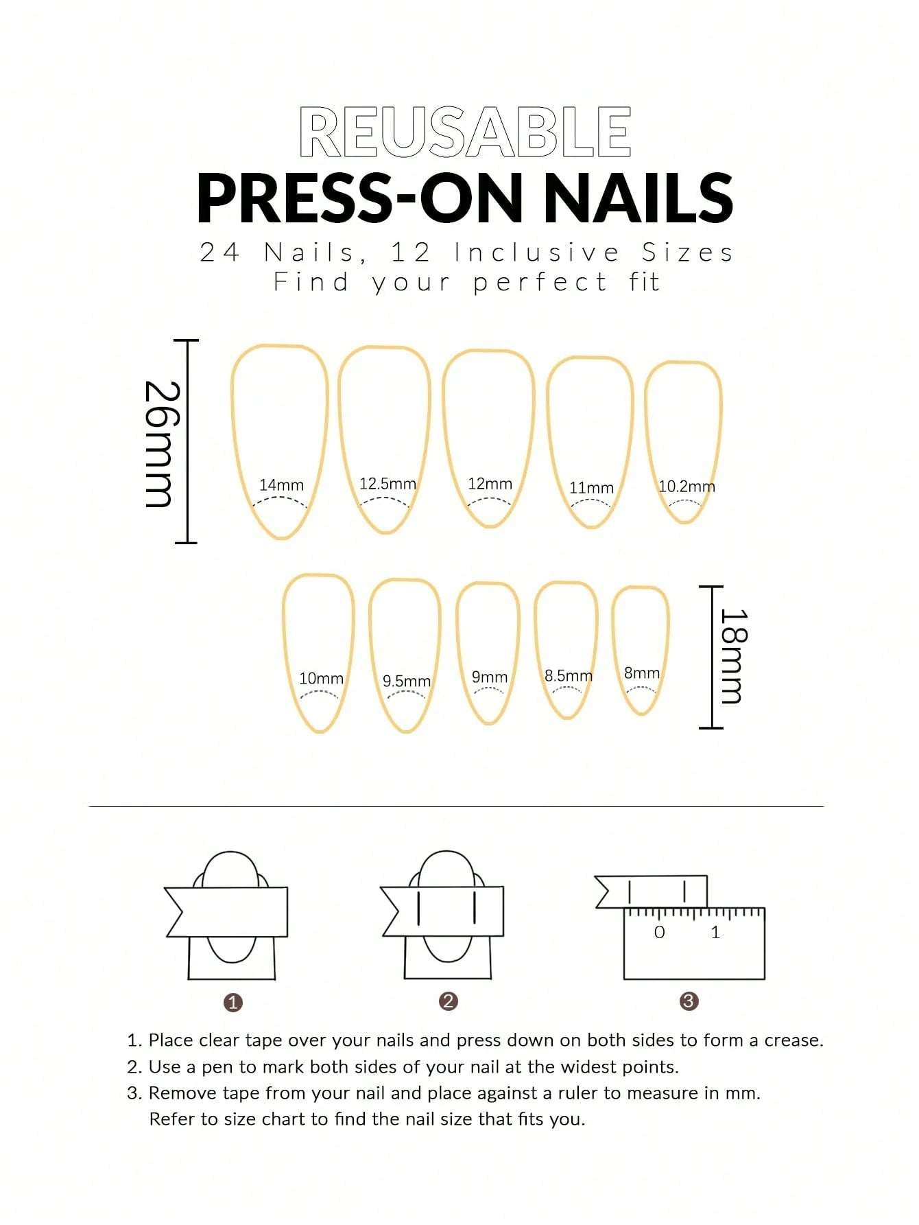 Almond Baby Blue Metallic Swirl Nails - 