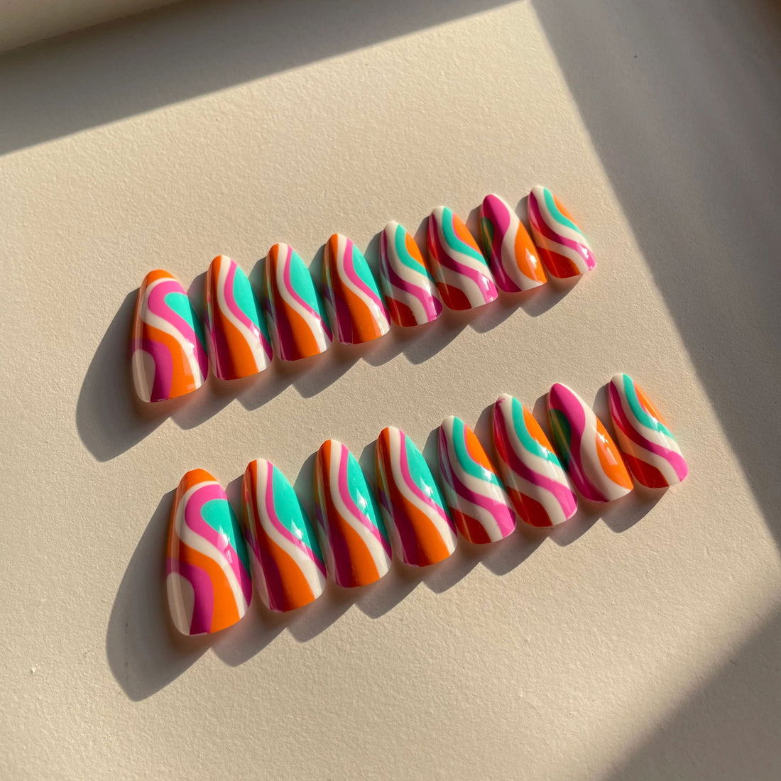 Almond Candy Nails - Press on Nails