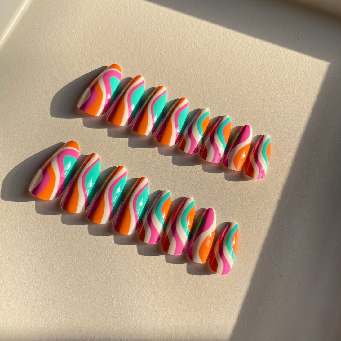 Almond Candy Nails - Press on Nails