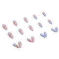 Almond Cotton Candy Nails - 