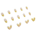 Almond Daisy Nails - 