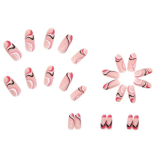 Almond Lily Nails - Press on Nails
