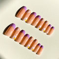 Almond Misty Floral Nails - Press on Nails