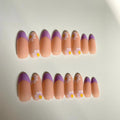 Almond Misty Floral Nails - 
