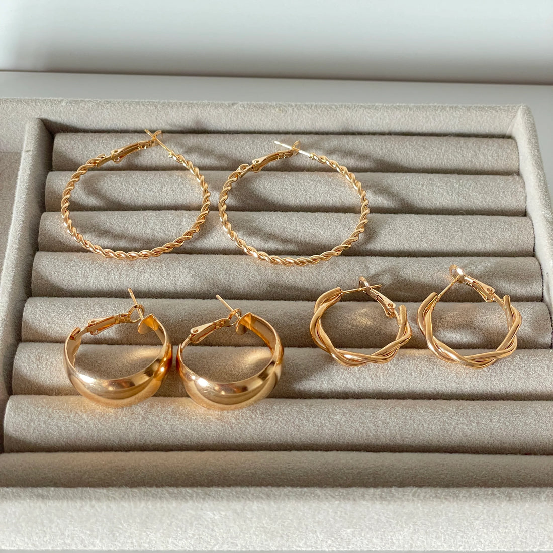 Ariel Hoops Set | 3 Pairs - Earrings