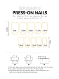 B&W Cow Print Nails - 