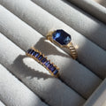 Blue Duo Ring Set | Size 7.5 - 