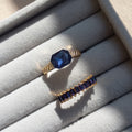 Blue Duo Ring Set | Size 7.5 - 