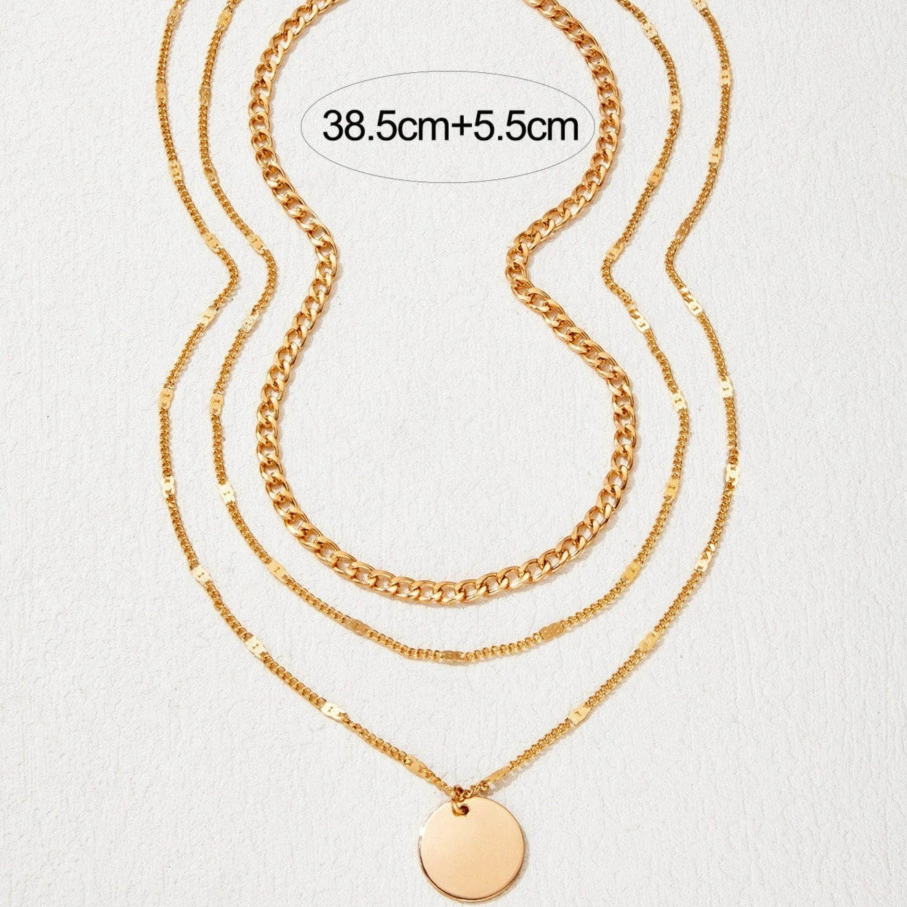 Disc Dynasty Necklace - 