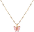 Pink Flutter Pendant - 