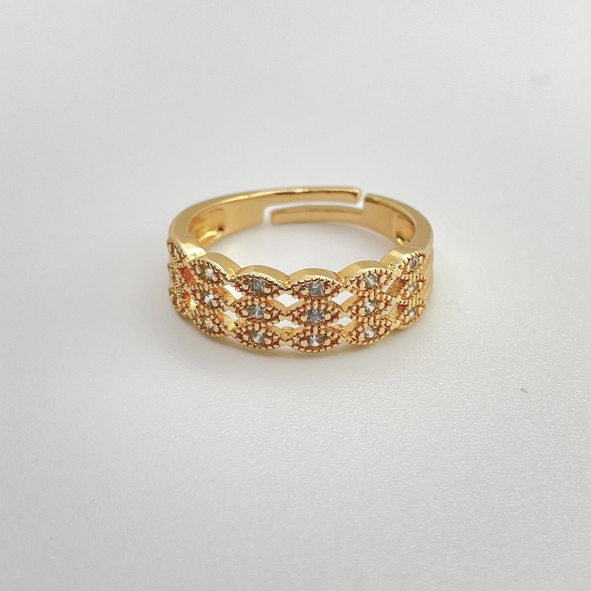 Ridge Ring | Tarnish-Free (Adjustable) - 