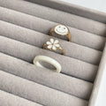 Smiley Flora Ring Set | Size 6 - 
