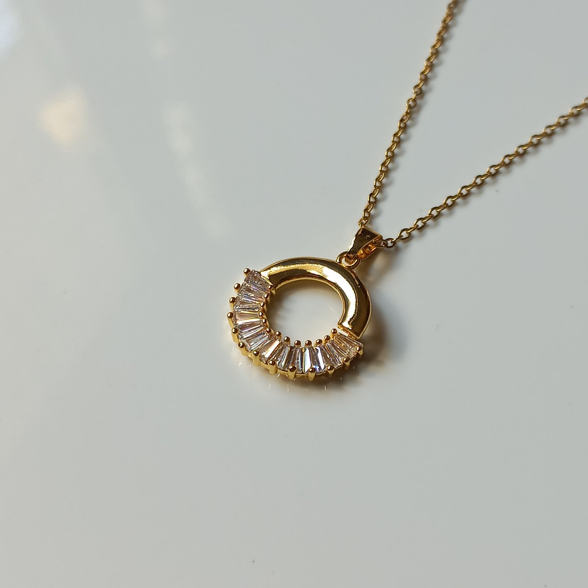 Stainless Steel Circular Pendant - 
