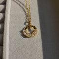 Stainless Steel Circular Pendant - 