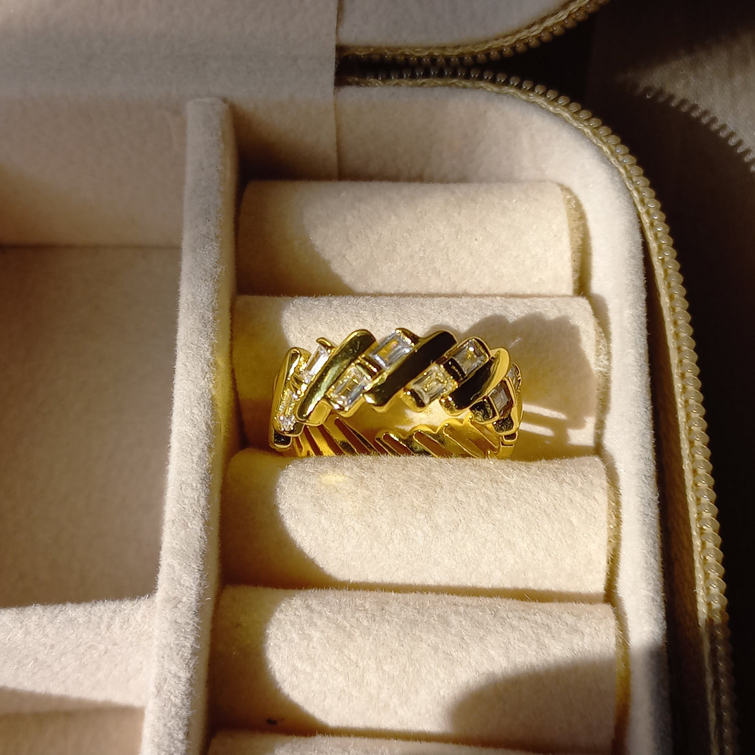 Stainless Steel Vintage Ring (Adjustable) - Rings