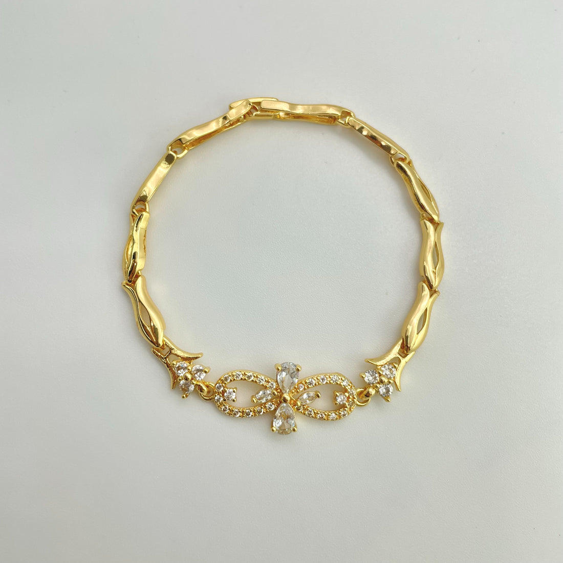 Studded Infinity Bracelet | Tarnish-Free - Bracelets