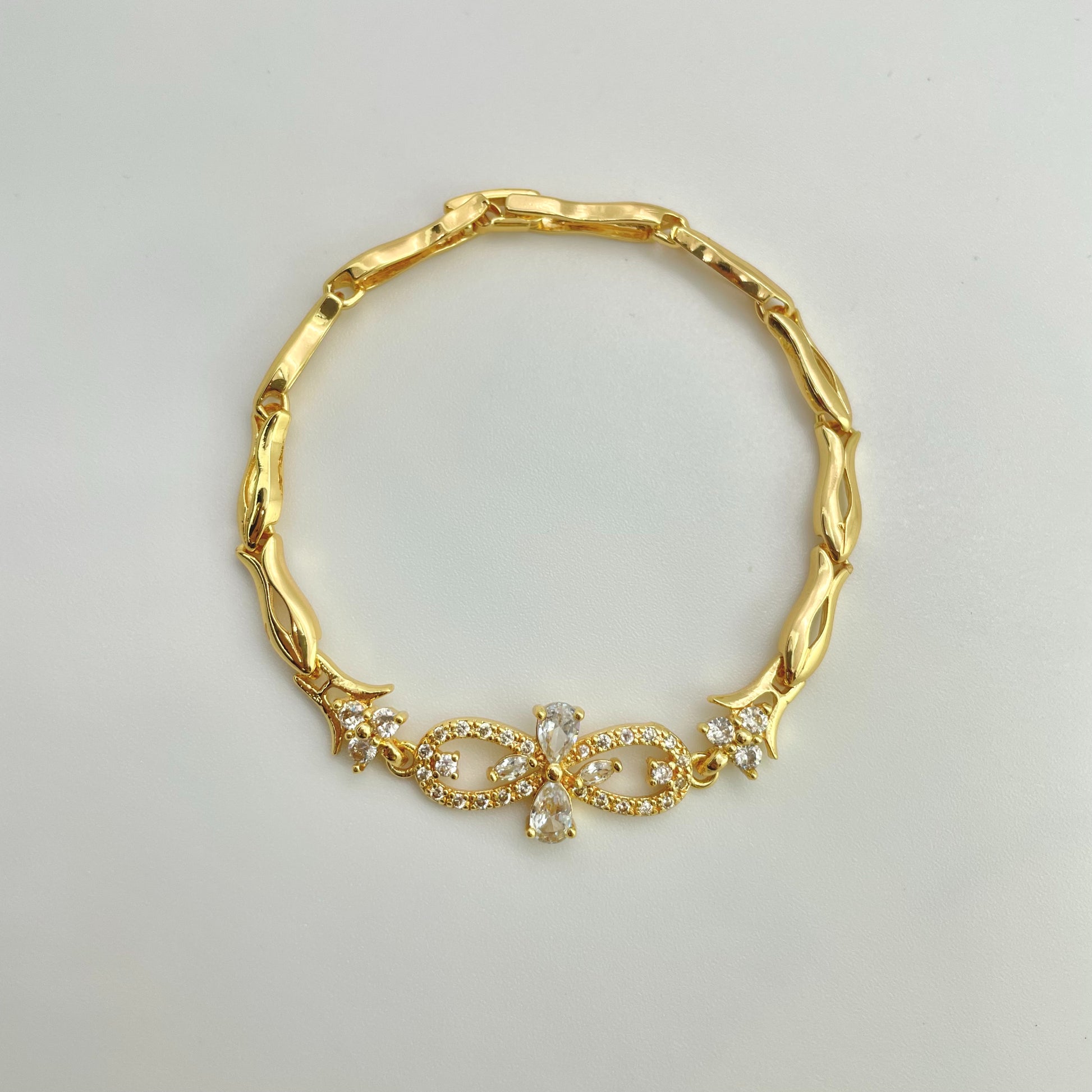 Studded Infinity Bracelet | Tarnish-Free - Bracelets