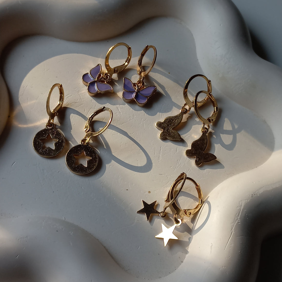 Winslet Huggies Set | 4 Pairs - Earrings