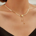 Stainless Steel Butterfly Necklace