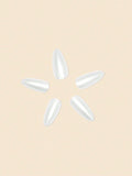 White Cat Eye Nails