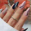 Almond Taupe Treasures Nails - 