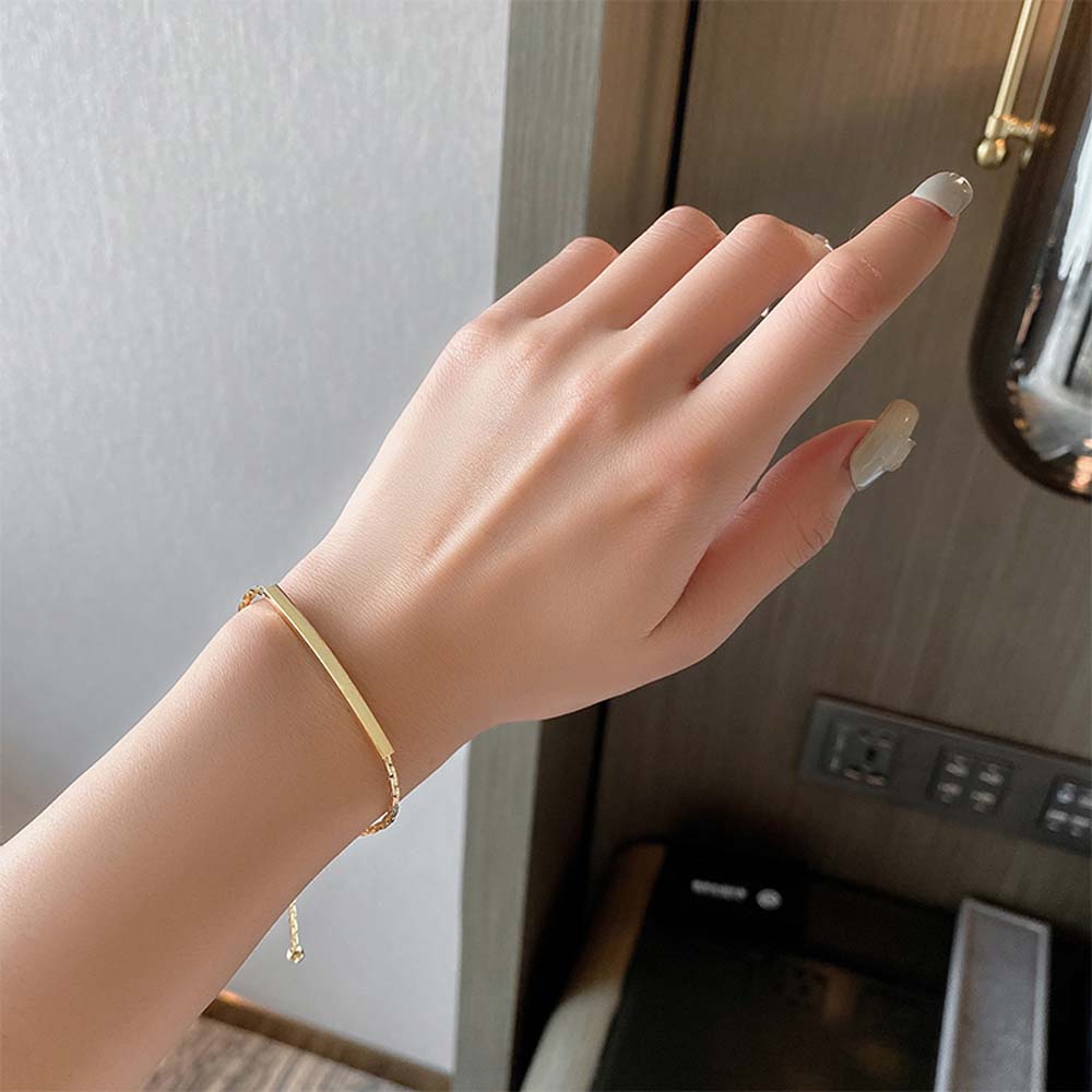 Stainless Cecile Bar Bracelet - 