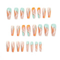 Coffin Tangy Twirl Nails - 