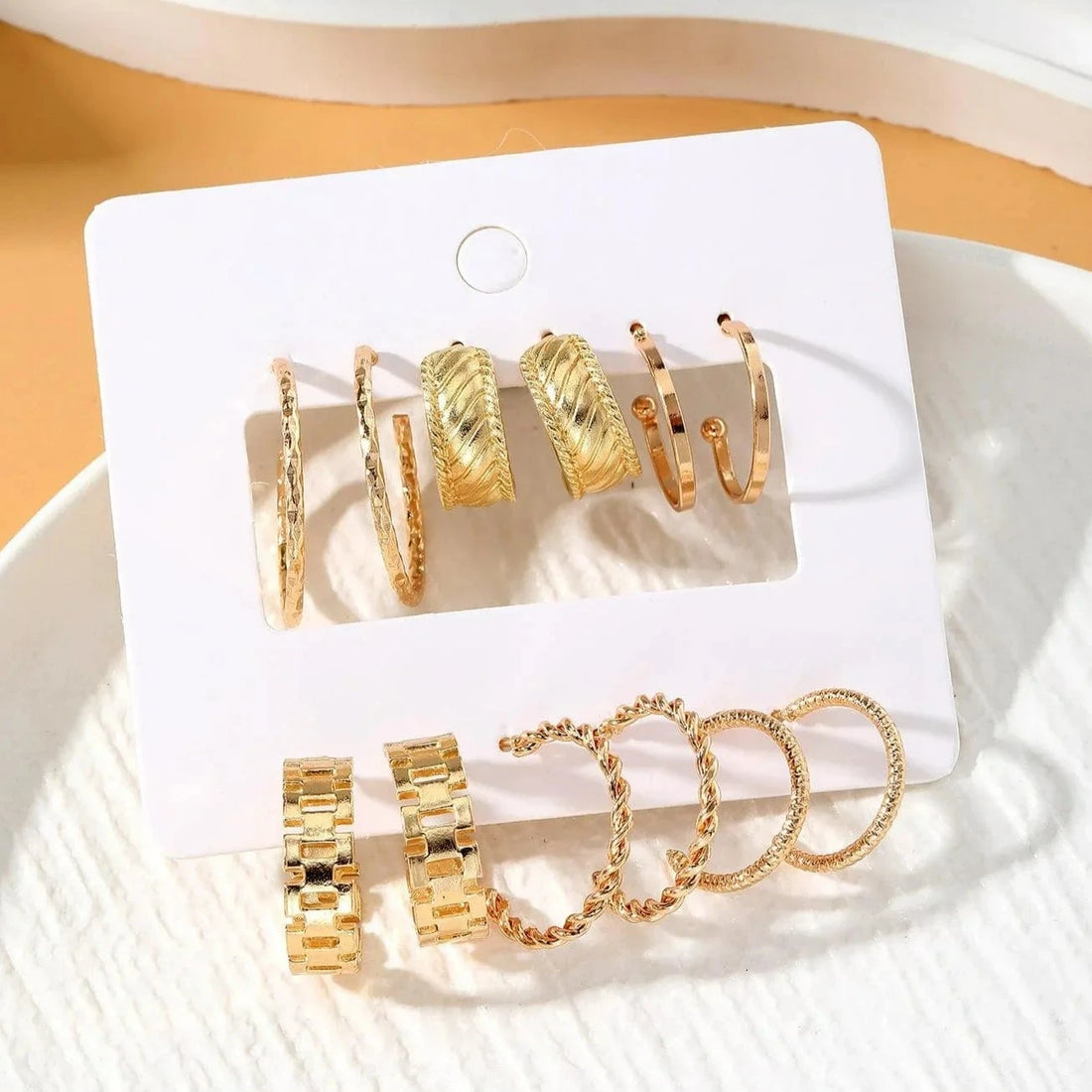 Dangle Earrings Set | 6 Pairs - Earrings