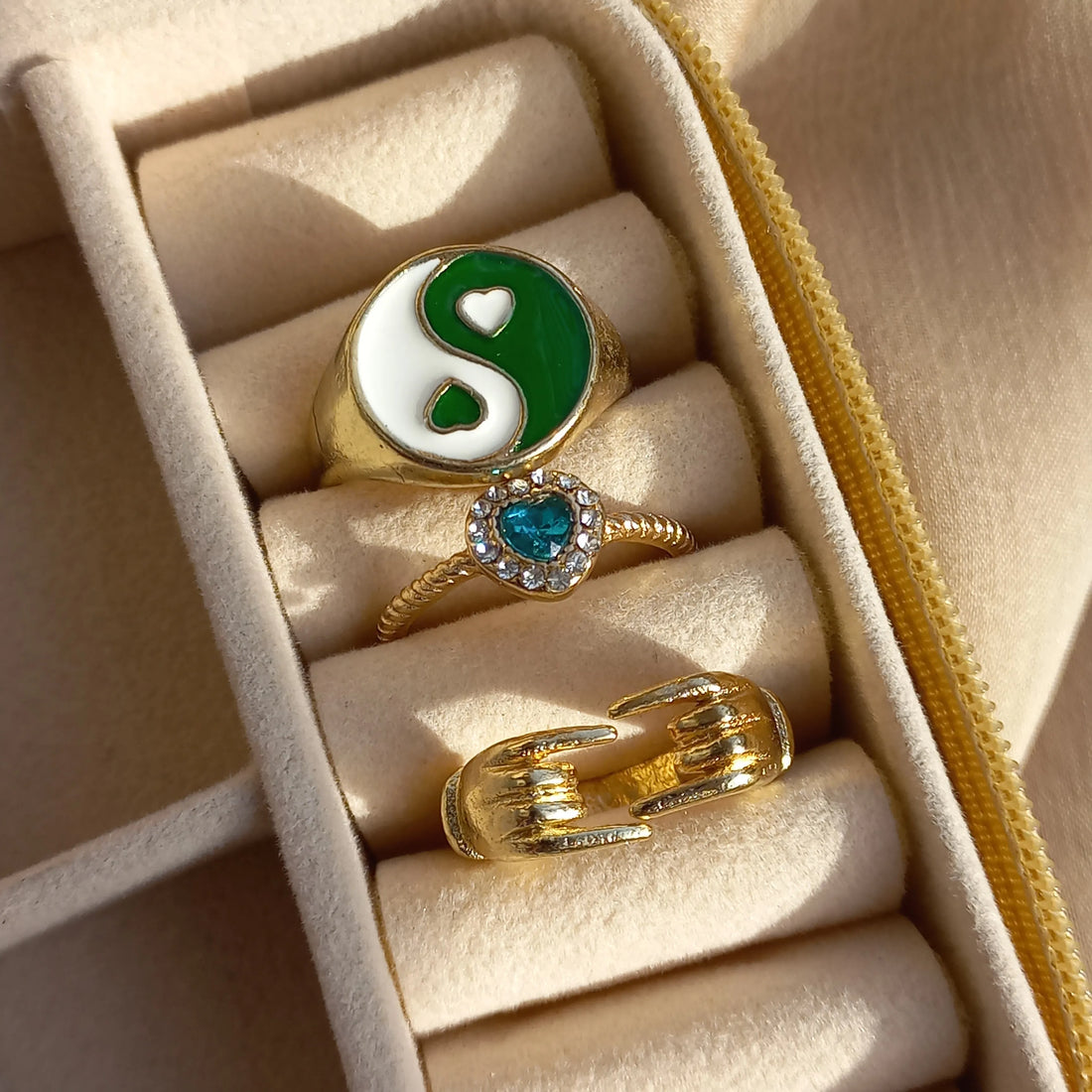 Gleam Trio Ring Set | Size 7 - Rings