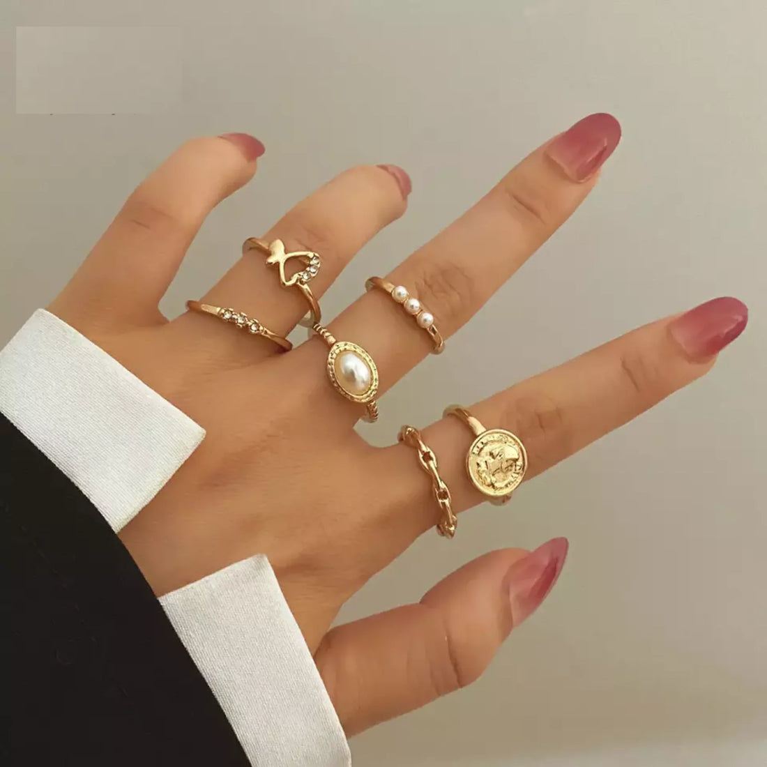 Heidi Ring Set | Size 7 - Rings