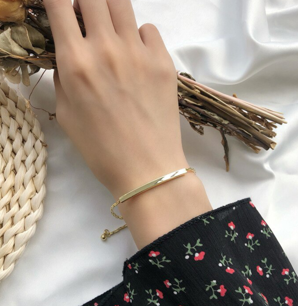 Stainless Cecile Bar Bracelet - 