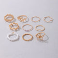 Leafy Ring Set | Size 7 - 