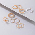 Leafy Ring Set | Size 7 - 