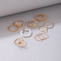 Leafy Ring Set | Size 7 - 