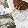 Punk Style Chunky Bracelet Set - 