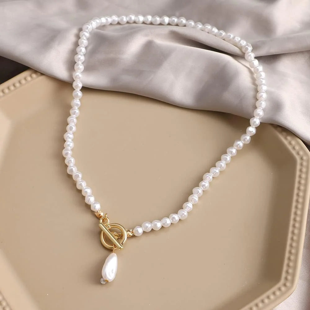 Pearl Poetry Necklace - Necklaces