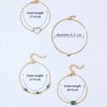 Shein Rhinestone Heart Bracelet - 