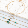 Shein Rhinestone Heart Bracelet - 
