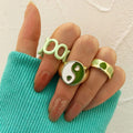 Shein Sage Green Ring Set | Size 7 - Rings