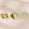 Shein Sage Green Ring Set | Size 7 - 