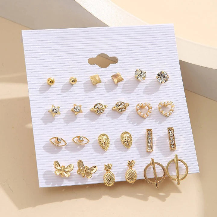 Sugar Plum Studs Set - Earrings